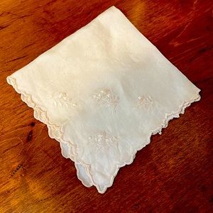 Vintage silk handkerchief